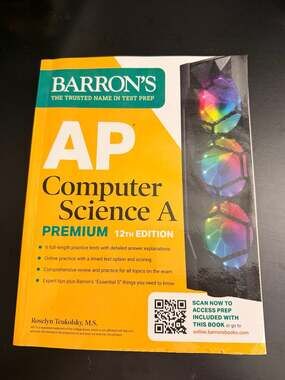 Barron's AP Computer Science A Premium 12th Edition
